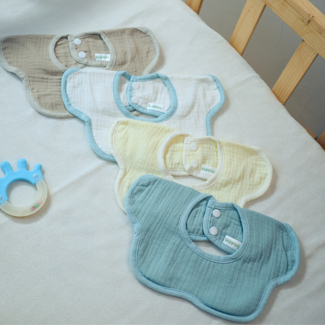 Cloud Drool Bib (Set of 4)