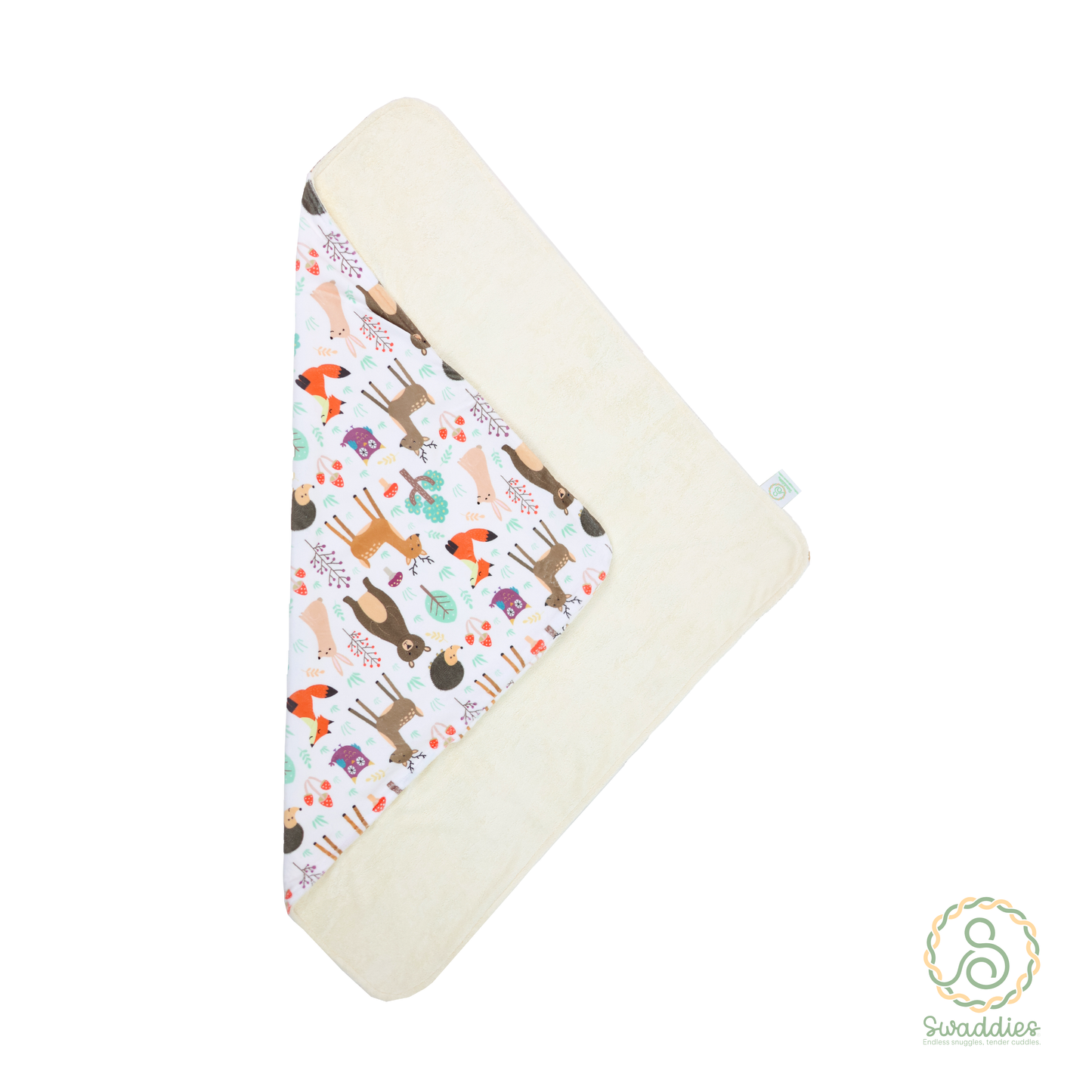 Premium Soft Hooded Towel 0-36mos Dual-layer