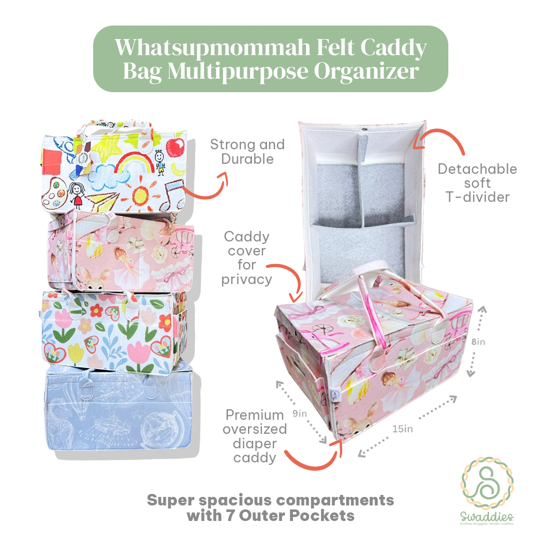Felt Caddy Bag Large Mulipurpose Organizer by Whatsupmommah