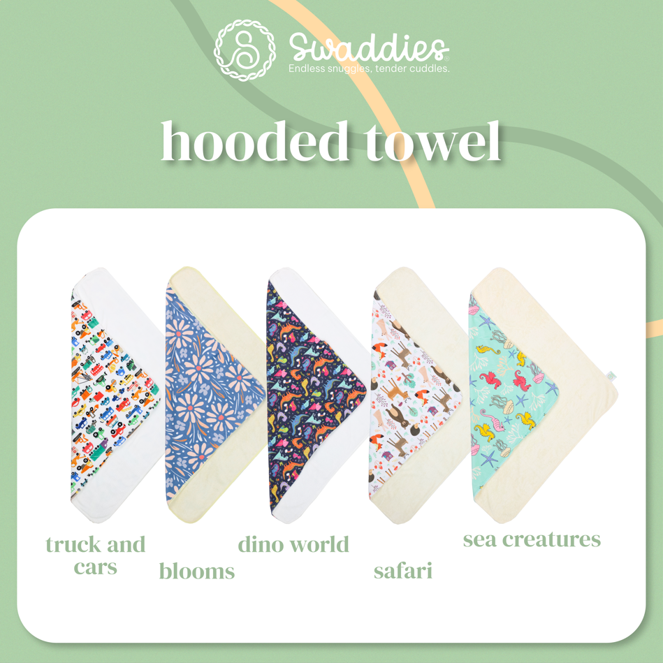 Premium Soft Hooded Towel 0-36mos Dual-layer