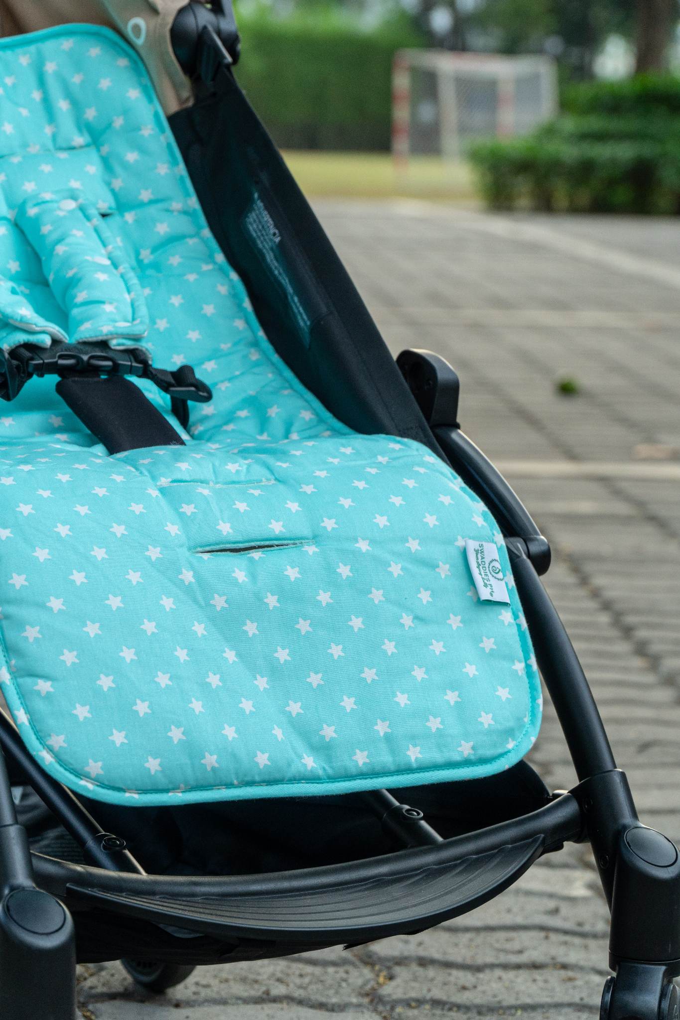 Universal Reversible Stroller Pads with Strap Covers