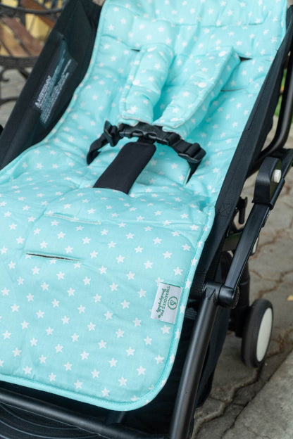 Universal Reversible Stroller Pads with Strap Covers