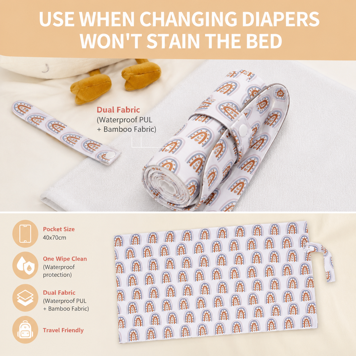 *PRE-ORDER SALE* Easy-fold Changing Mat (ETA: 2nd week of November)