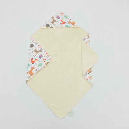 Premium Soft Hooded Towel  0-36mos Dual-layer