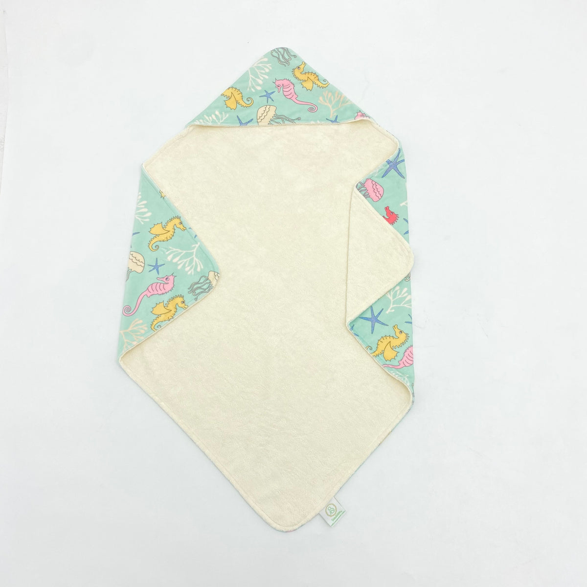 Premium Soft Hooded Towel  0-36mos Dual-layer