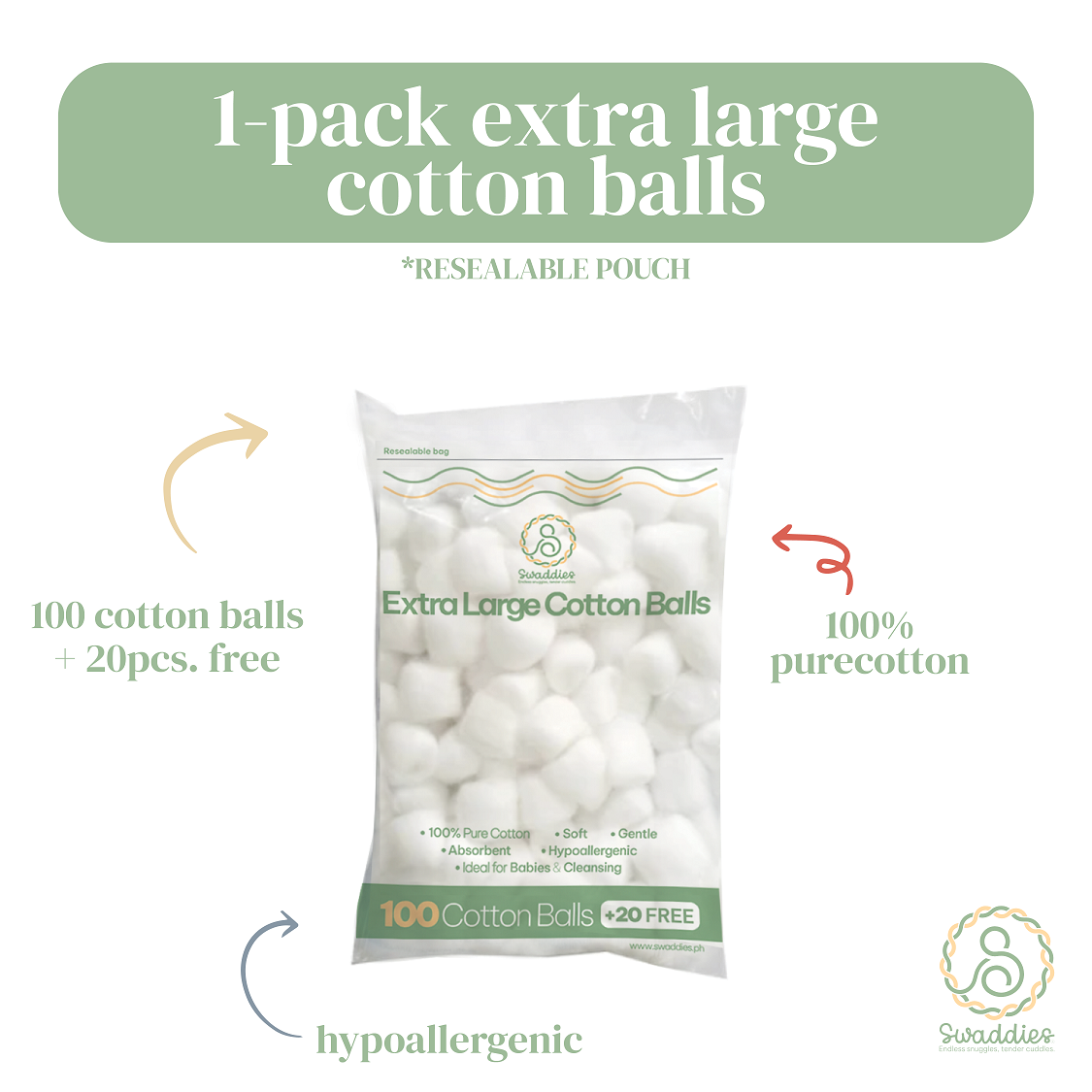 Extra Large Cotton Balls