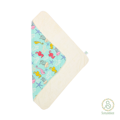 Premium Soft Hooded Towel  0-36mos Dual-layer