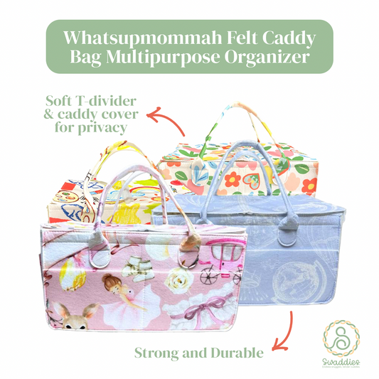 Felt Caddy Bag Large Mulipurpose Organizer by Whatsupmommah