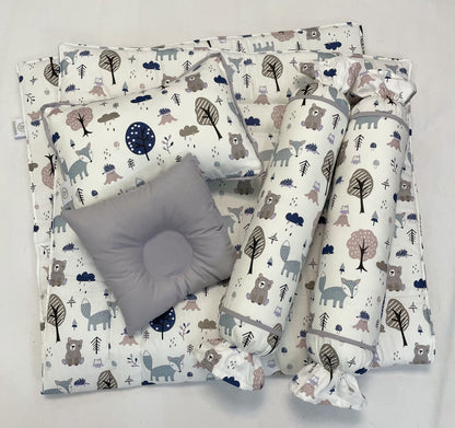 8pc Premium Crib Bedding Set