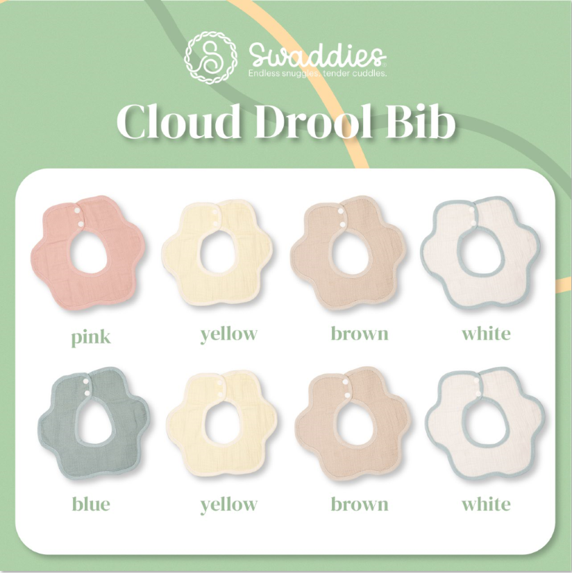 Cloud Drool Bib (Set of 4)