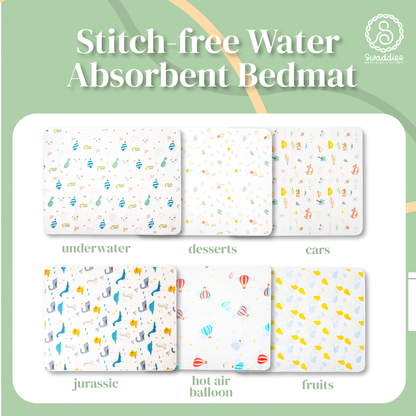 Stitch-free Water Absorbent Bedmat