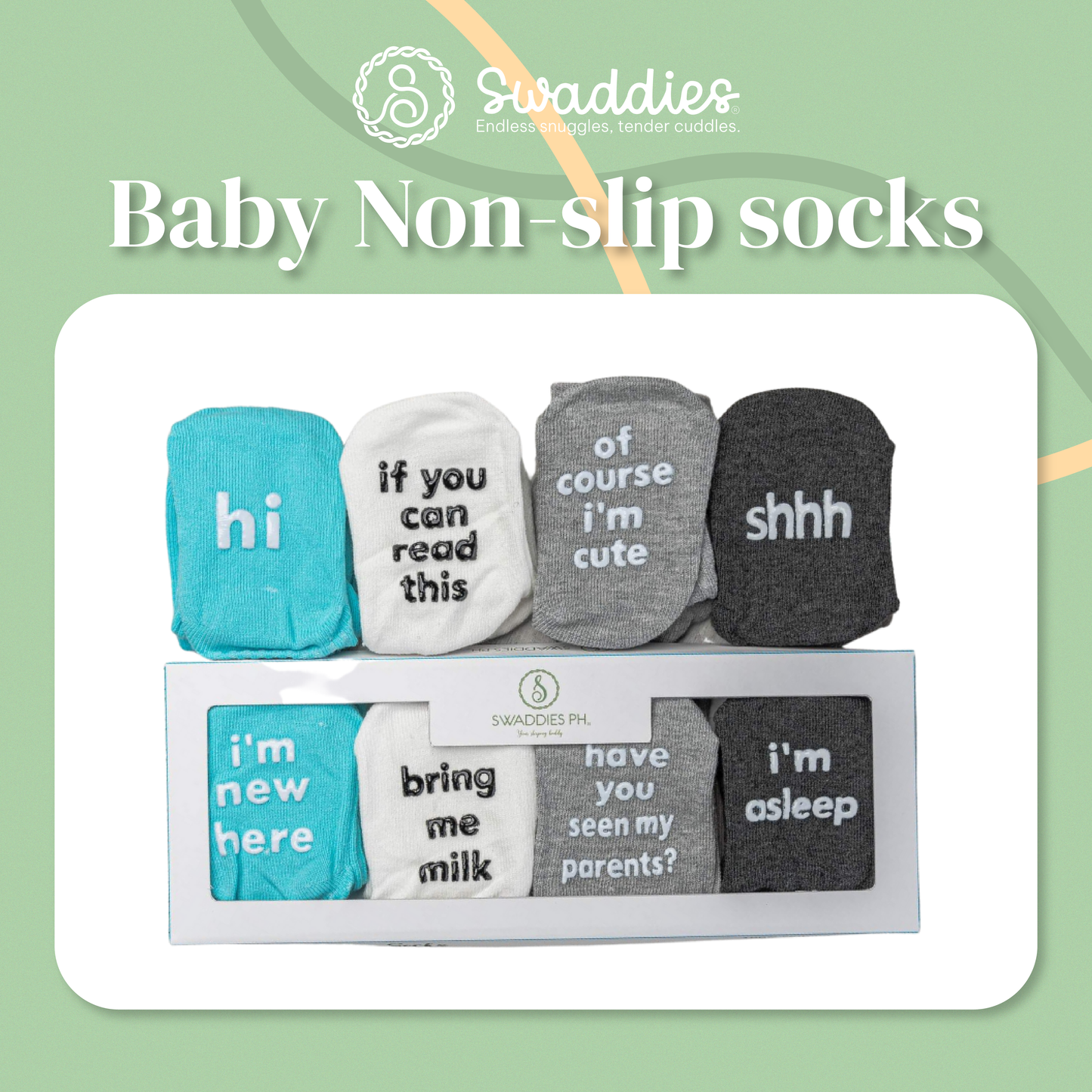 Baby Non-slip Socks (Terry Cotton)