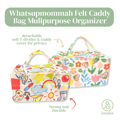 Felt Caddy Bag Mulipurpose Organizer by Whatsupmommah