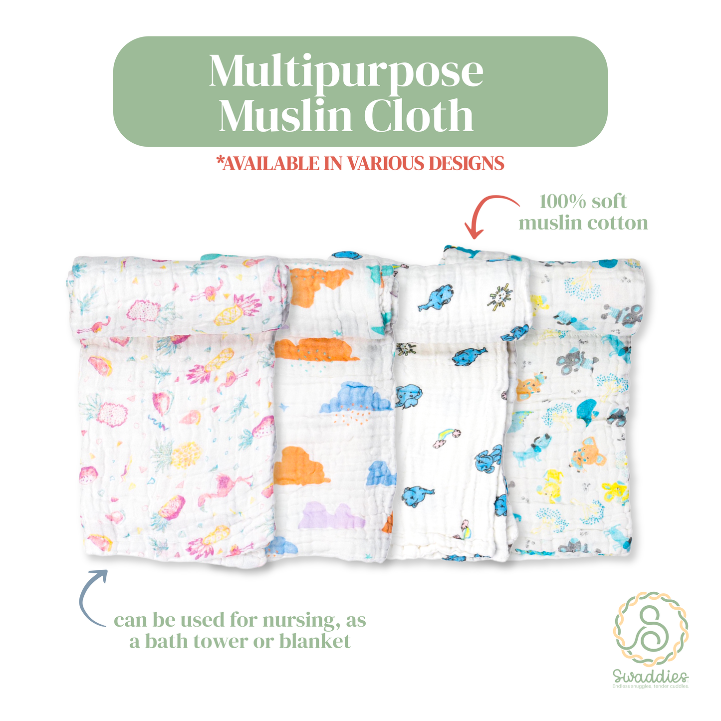 Multi-purpose Muslin Cloth