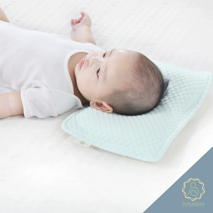 Newborn Memory Foam Head Shaping Pillow (2 pillow covers included)