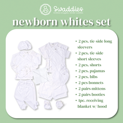 21pc Premium Newborn Whites Set